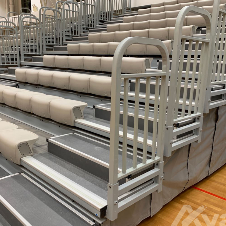 Avant retractable bleachers,retractable platforms telescopic tribunes indoor stadium seating for sports training