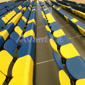 Avant Mobile Grandstand System Indoor Gym Basketball Court Retractable Bleacher Tribune Telescopic Stadium Seating With Backrest