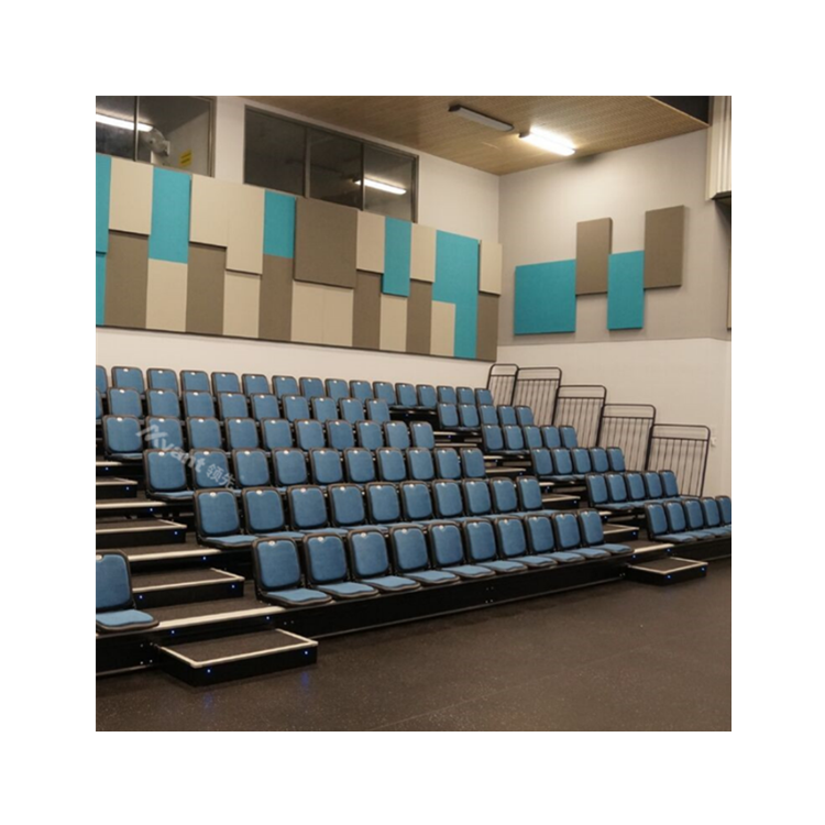 Avant spectator indoor grandstand stadium metal chairs sports audience tribune  retractable bleacher soft seating