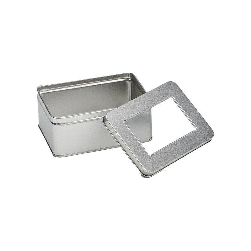 Child Safety Case Lock Cr Lock Tin Case King Size Packaging Tin Metal Boxes 4 Oz Tin With Two-button Lock