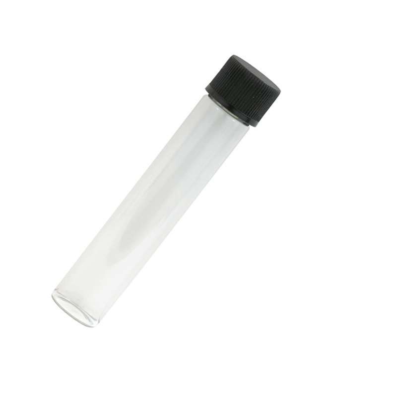 115mm Screw Top Glass Tube With Gold Aluminum Cap