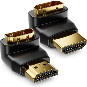 HDMI 90 Degree and 270 Degree Right Angle Male to Female Adapter HDMI Male to Female Connector