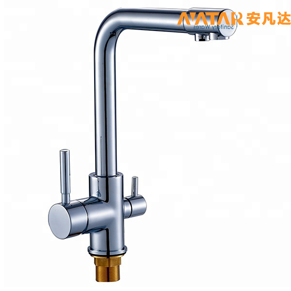 AVATAR Brass Single Handle European Gold 3 Way Kitchen Faucet 4 buyers