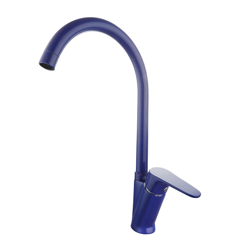 ISO9001good quality blue color kitchen sink mixer industrial kitchen faucet 2 buyers wolverine brass kitchen faucet