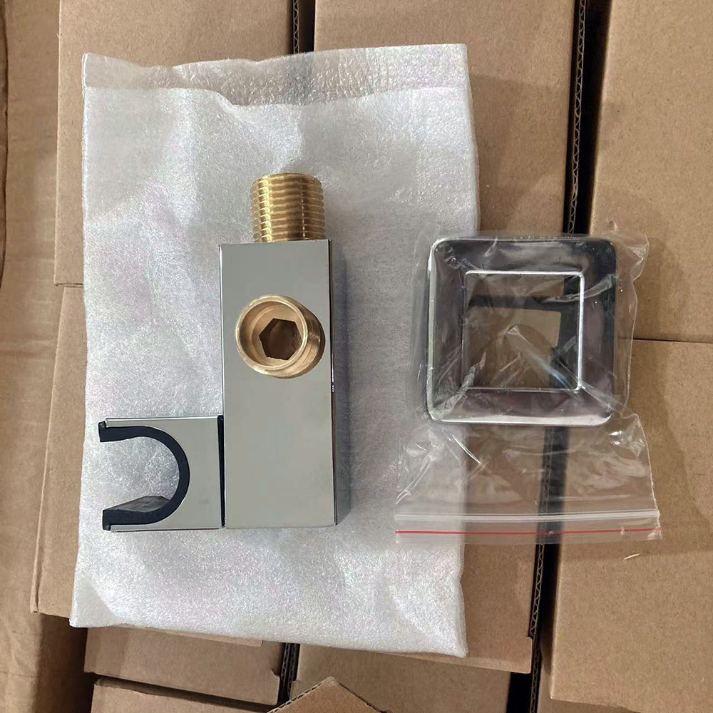 Brass Round square upc chrome black full brass concealed shower control valve hot and cold water mixer valve