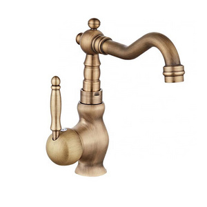 AVATARFAUCET wall mounted basin taps antique gold copper body bath basin sink mixer tap brass basin faucet