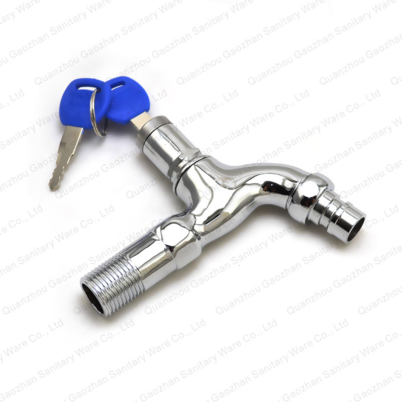 Zinc Alloy With Keys Outdoor Faucet Washing Machine Balcony Extended Mop Pool With Quick Open Water Faucet