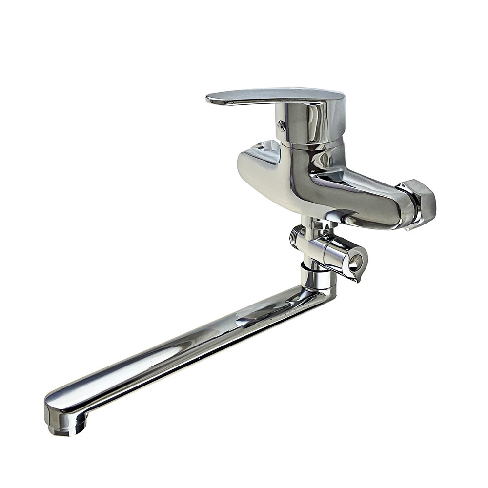 Factory direct sale high quality wall mount brass multi function bathroom faucet