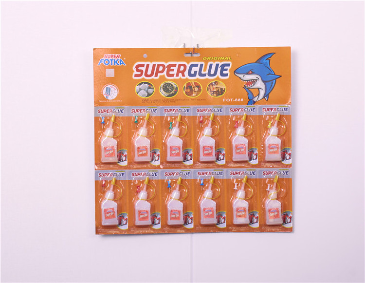 5g Clear Plastic Bottle Super Glue Fast-Bonding Metal Rubber Cyanoacrylate Adhesive