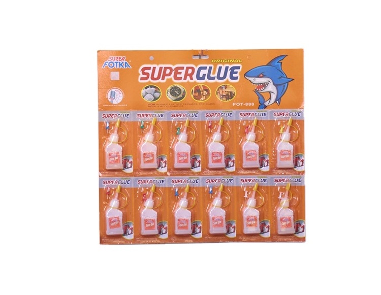 5g Clear Plastic Bottle Super Glue Fast-Bonding Metal Rubber Cyanoacrylate Adhesive