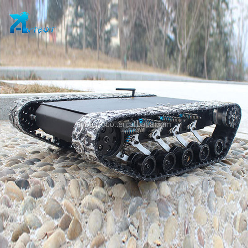 Crawler chassis mobile platform inspection used robot track system