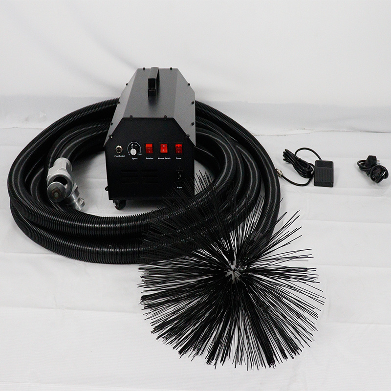 Best price air conditioning AC duct brushing vacuum camera pipe ventilation cleaning machine FS-1B