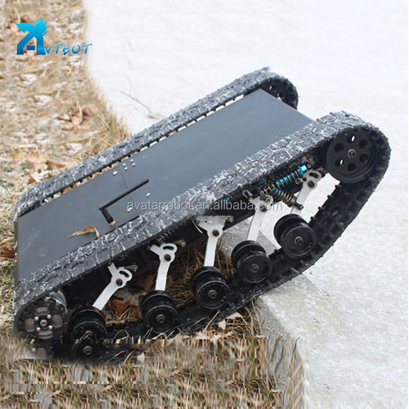 Crawler chassis mobile platform inspection used robot track system