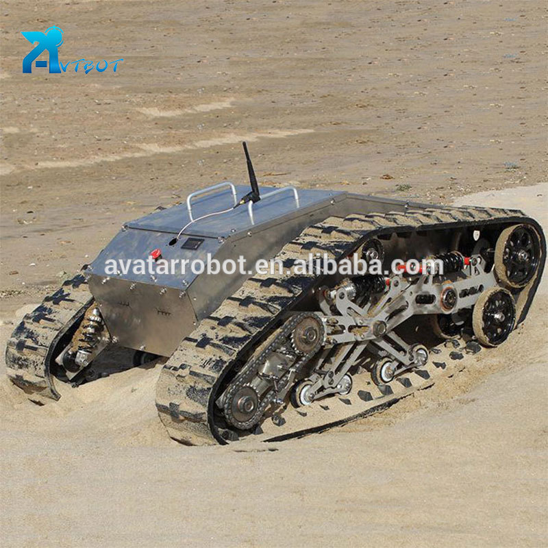 robot chassis for secondary development items robot track chassis tank rubber undercarriage