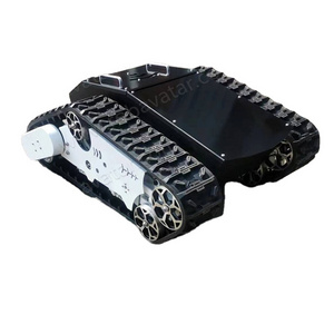 AVT-10T Robot platform tracked vehicle snowmobile rubber track for mini loader robot chassis car machine