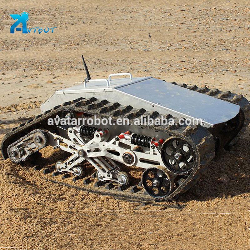 robot chassis for secondary development items robot track chassis tank rubber undercarriage