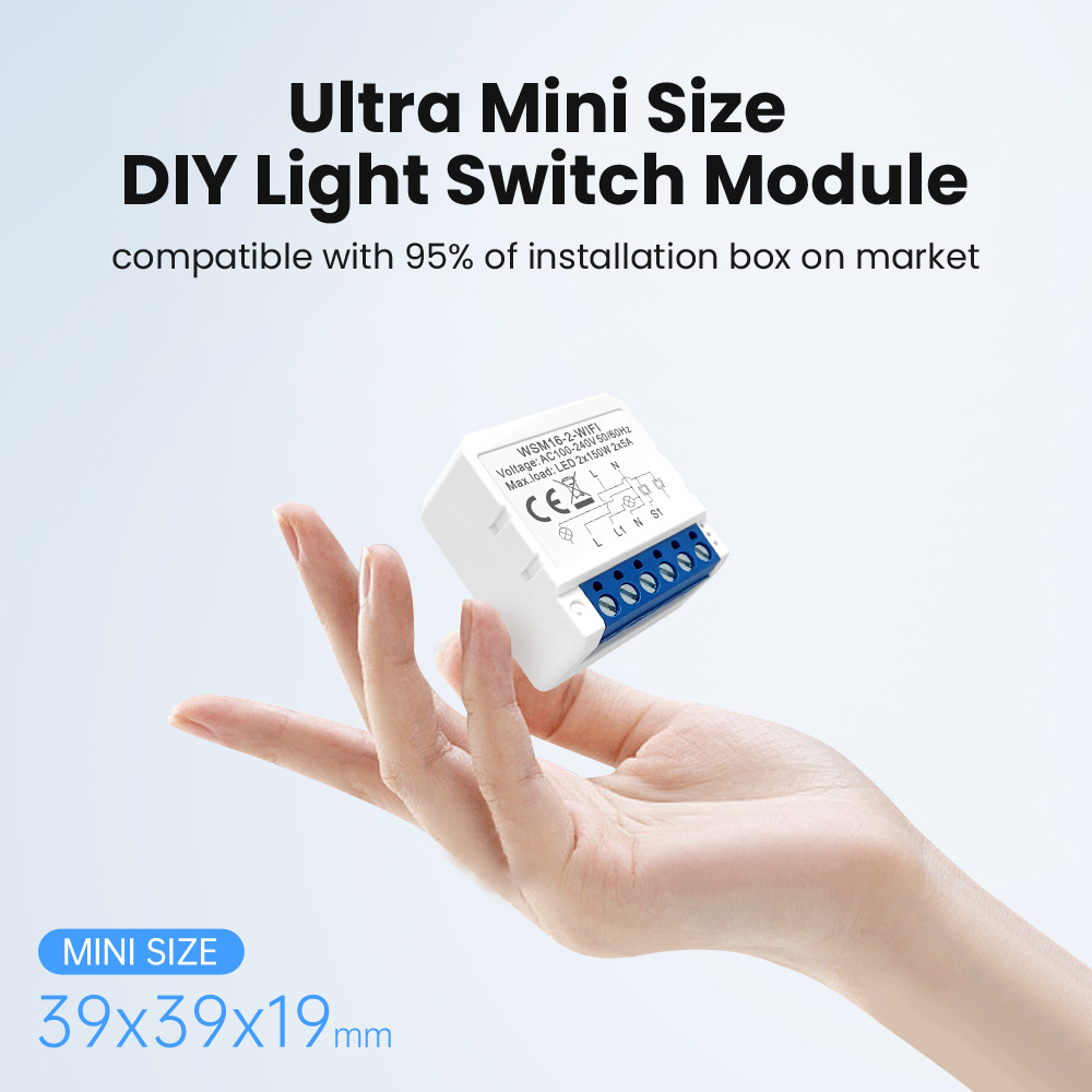 Tuya 10a Mini Wifi Switch 4 Gang Control Timer Switches Relay Automation Modules Smart Life Work With Alexa Google Home Alice