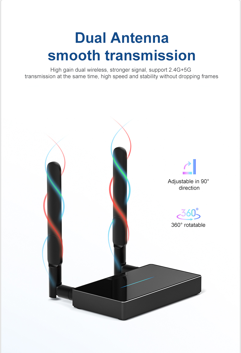 Wholesale good price U-Click wireless wifi extender with transmitter receiver KVM transmission up to 30 meters