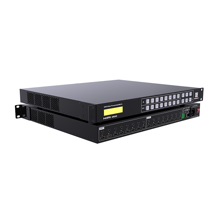 Easy installation Support 3D TV hdmi  4k60p 8 in 8 Out 8x8 video and audio av matrix switcher