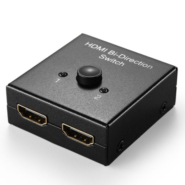 Full HD HDMI switch 3 port Dual bidirectional 1 in 2 Out 2 Input 1 Output HDMI switcher Splitter Support 4K HDCP2.2 for HDTV