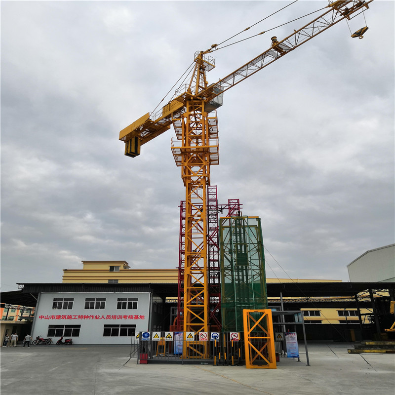 tower crane construction HTP6518 model flattop tower crane construction tower crane