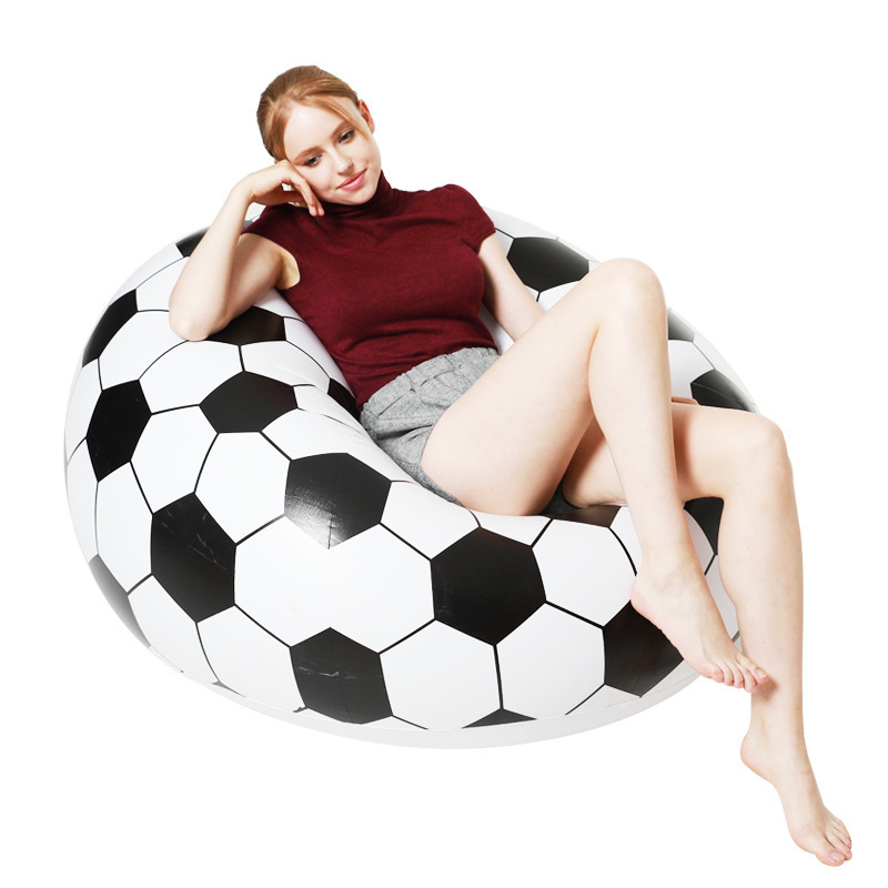 75010 Portable Living room inflatable Sofa soccer ball Outdoor garden chairs bean bag Living Room Furniture PVC Soccer chair