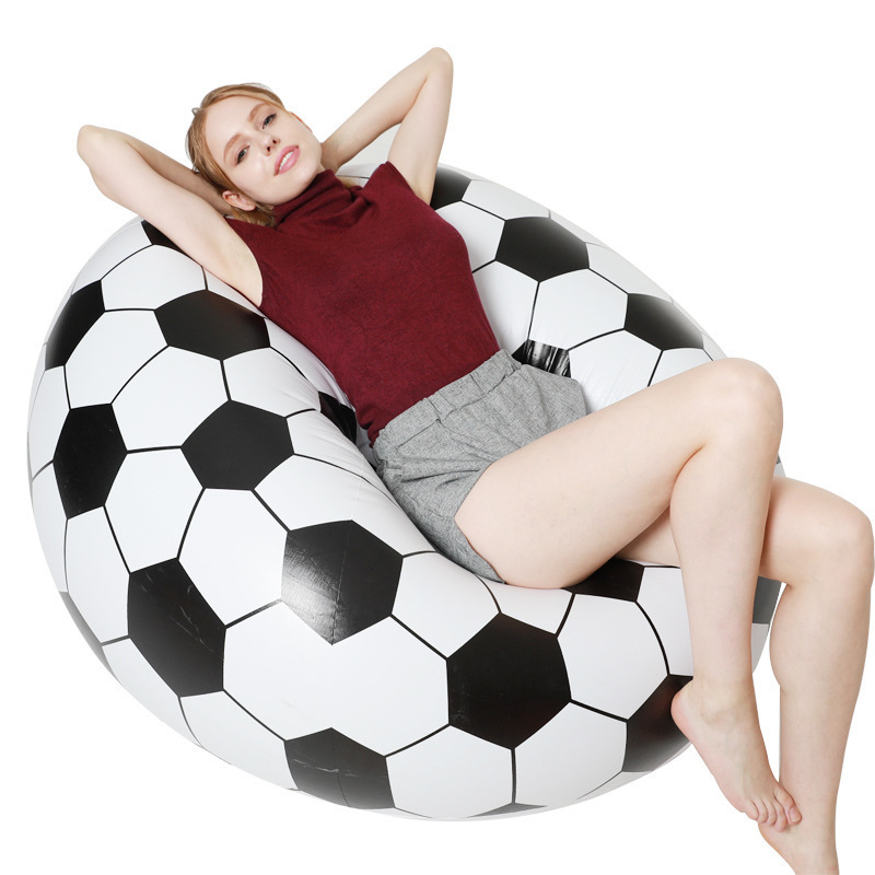 75010 Portable Living room inflatable Sofa soccer ball Outdoor garden chairs bean bag Living Room Furniture PVC Soccer chair