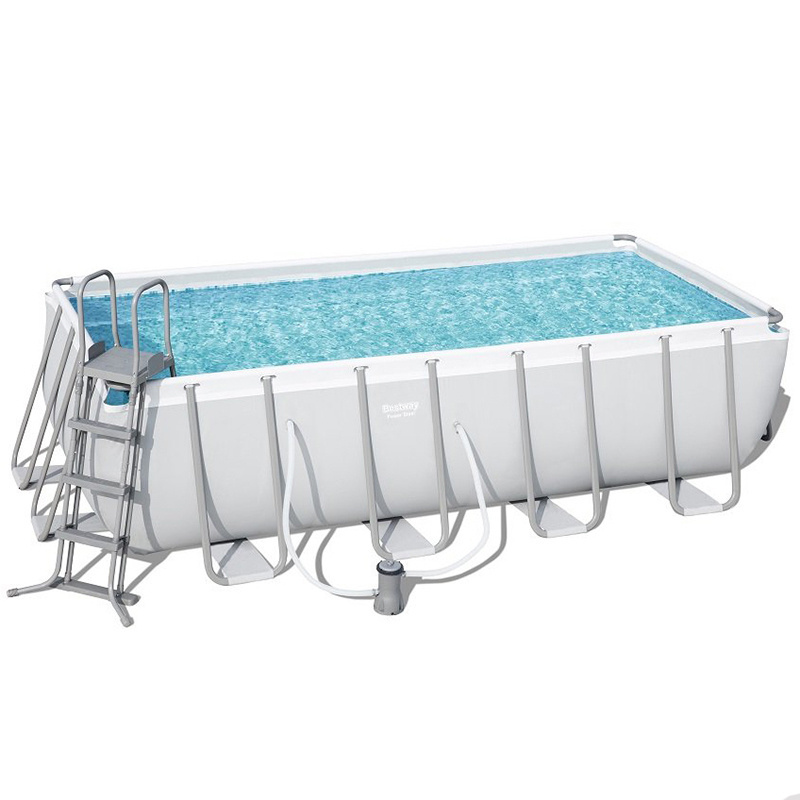 Rectangular Stainless Steel Metal Ground Swimming Pool summer fun pool toy for kids summer waves pool pump item