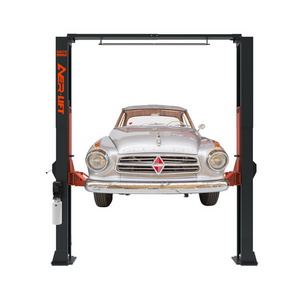 Single-point safety release clear floor 2 post car lift hydraulic car lift with 4 tons lifting capacity