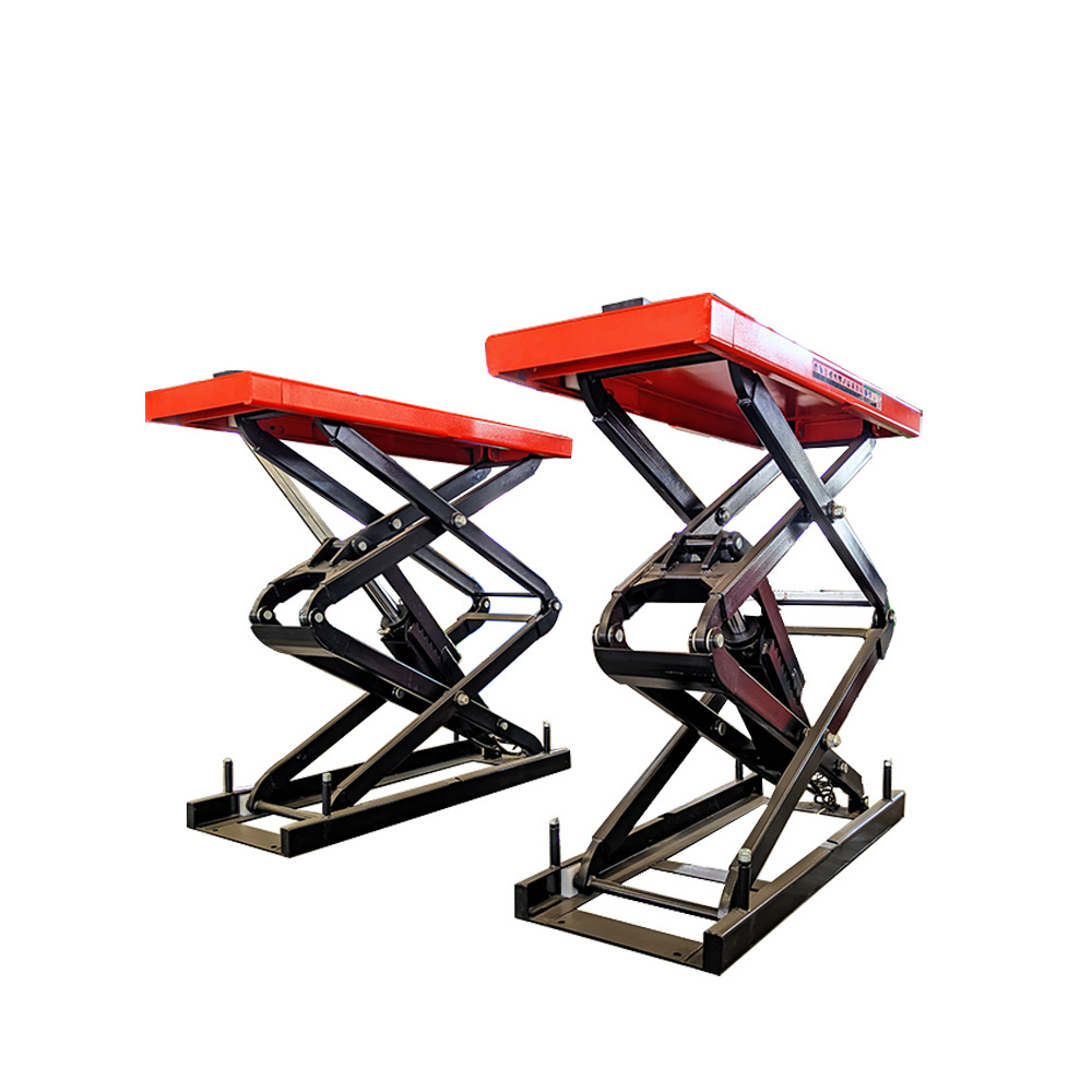 CE Customized Scissor Car Lift under ground Quick Jack Car Lifts For Car Work