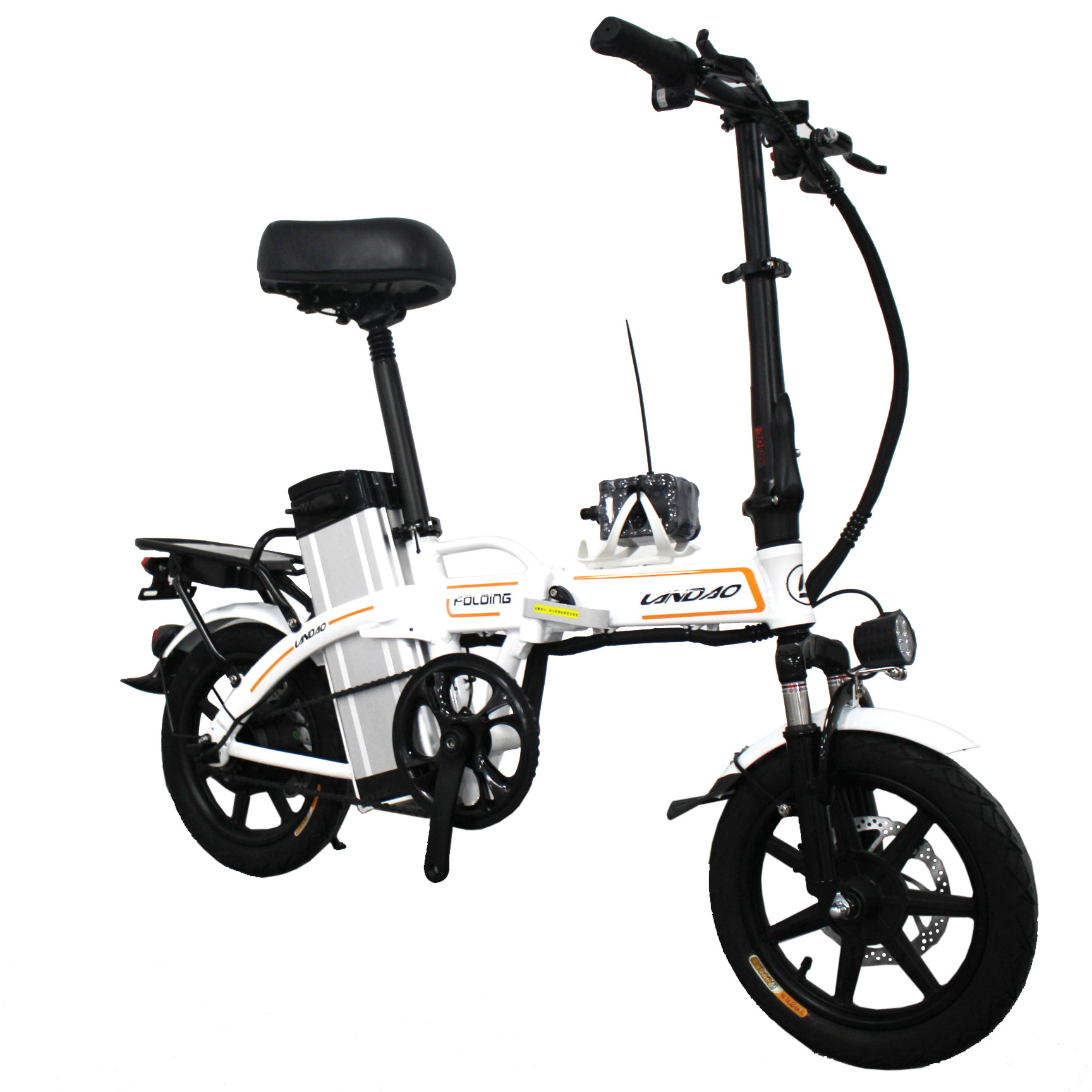 Hot Sale Cheap Mini 14 Inch Foldable Electric Mountain Bike 48V 10Ah Electric City Bike Folding Electric  Mountain Bicycle