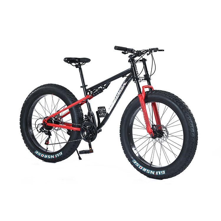 Cheap two wheel adult fat tire e bike 500w 48v 26  fat tire bike good price tianjin factory Fashion 26 Inch hot sale fat bike