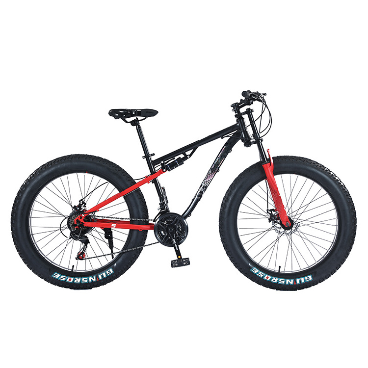 Cheap two wheel adult fat tire e bike 500w 48v 26  fat tire bike good price tianjin factory Fashion 26 Inch hot sale fat bike