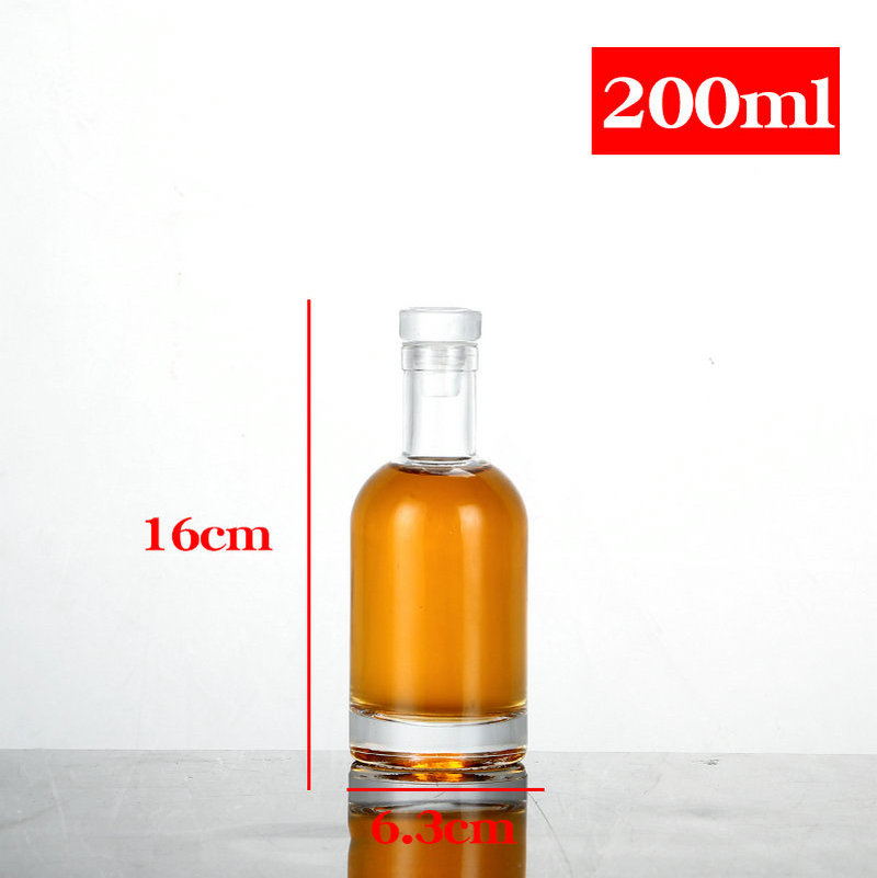 Avertan 750ml 700ml custom screen printing extra flint empty gin vodka tequila liquor alcohol spirits glass bottle with cork