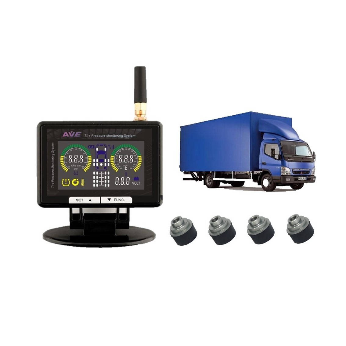 Truck 6 wheel 12 wheel Tire Pressure Monitoring System