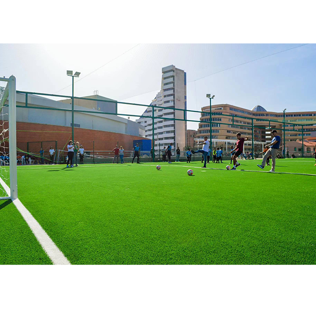 Non infill football artificial grass futsal grass outside football field artificial turf