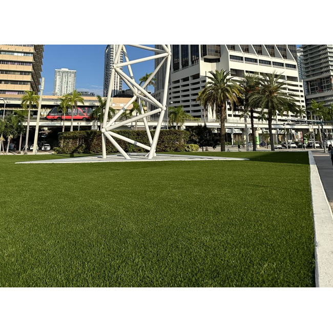 Wholesale outdoor garden floor green fake artificial grass rug carpet for wall decoration