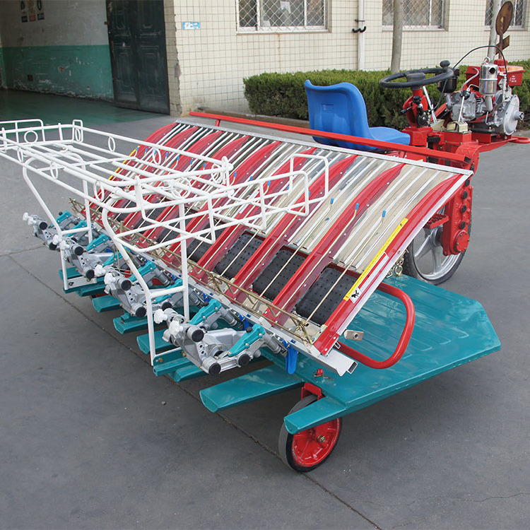 Wholesale 8 rows paddy rice transplanter rice planting machine to Tanzania