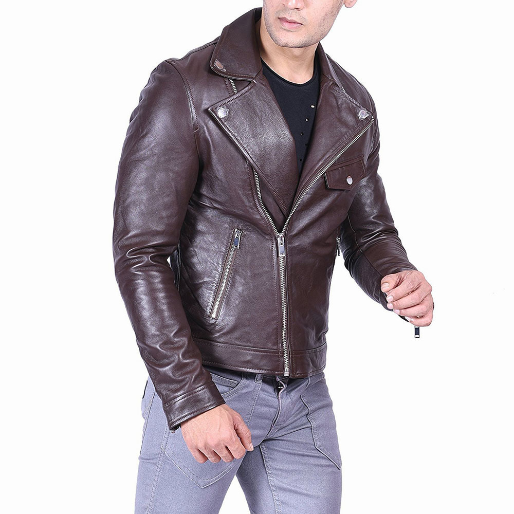 Trending Men's Leather Jackets Latest Design 100% Leather Made Branded Biker Leather Jackets For Men