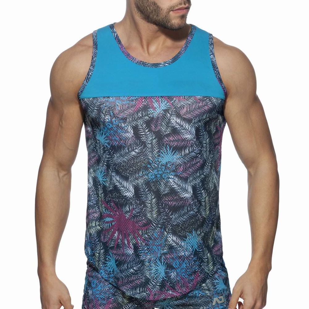 Top Selling Gym Vests For Men With Sublimation Design Polyester Made Workout Singlets For Men