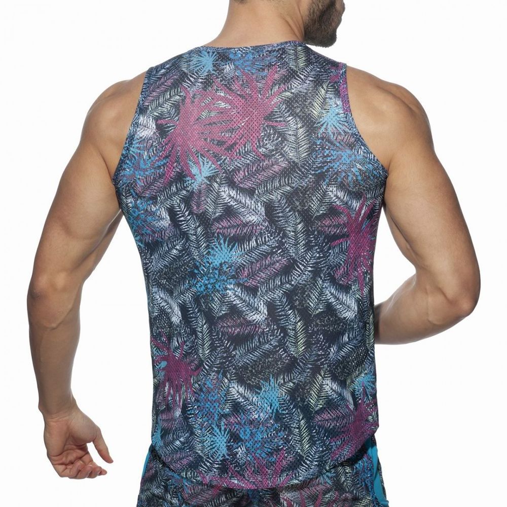 Top Selling Gym Vests For Men With Sublimation Design Polyester Made Workout Singlets For Men