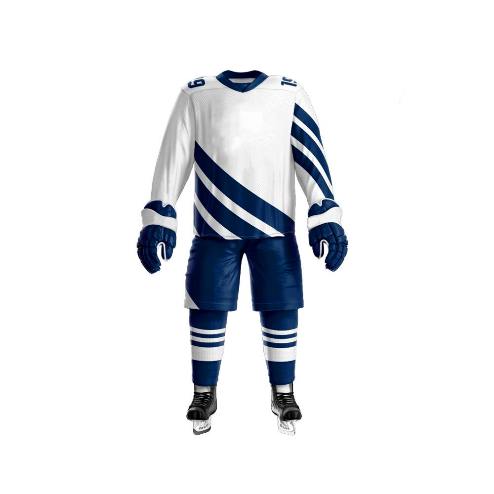 Wholesale Ice Hockey Uniform Polyester Made Long Sleeve Ice Hockey Jersey For Sale