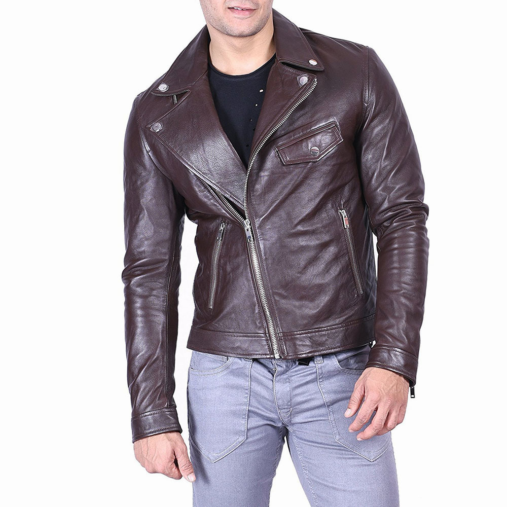 Trending Men's Leather Jackets Latest Design 100% Leather Made Branded Biker Leather Jackets For Men