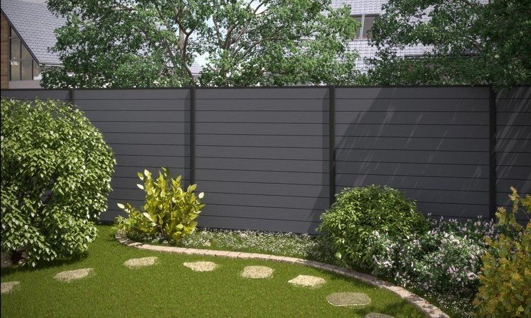 WPC fence wood plastic composite fence panel directly factory