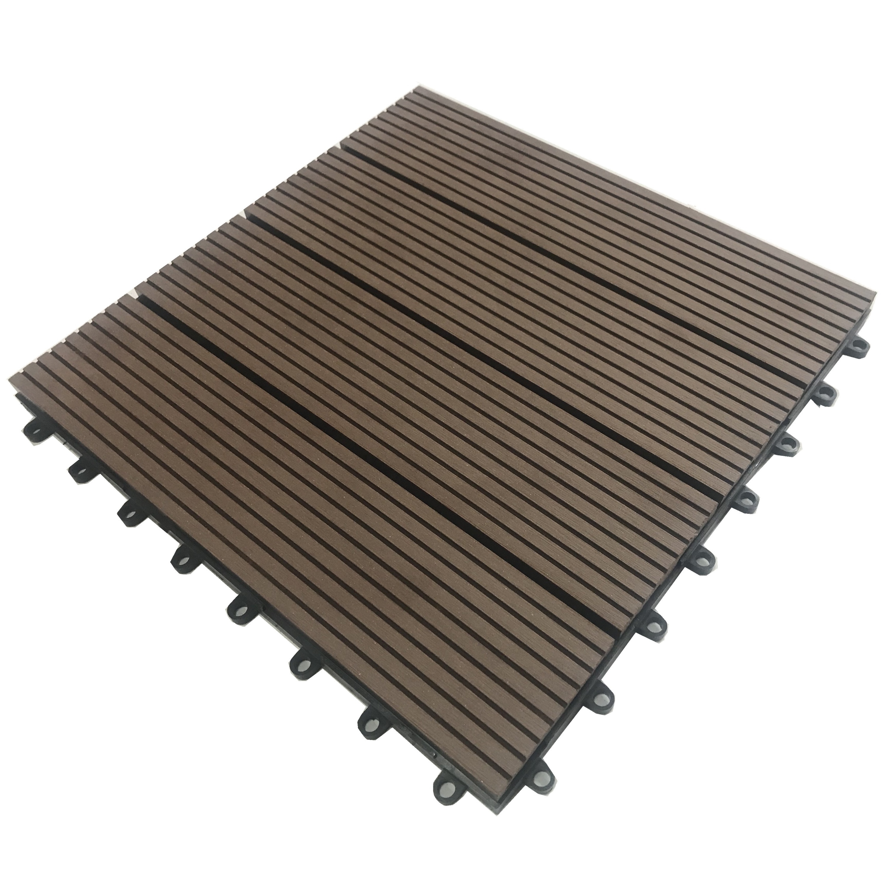 wood composite decking for outdoor use wpc tiles garden wpc DIY tiles