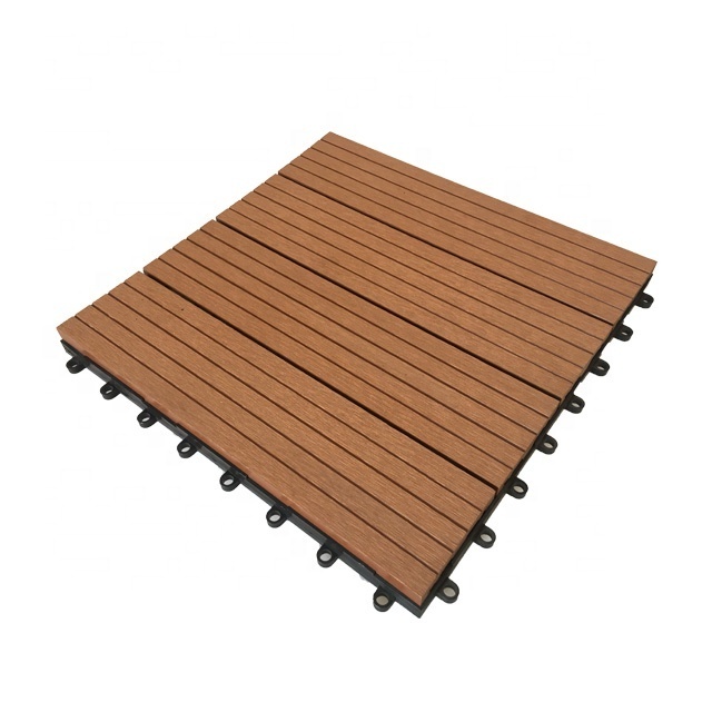 wood composite decking for outdoor use wpc tiles garden wpc DIY tiles