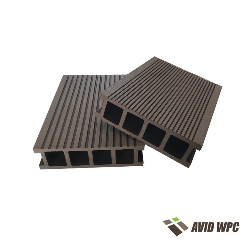 Eco-friendly Outdoor Hollow Wood Plastic Composite Decking 40MM Thickness Wpc Garden Landscaping  Decking board