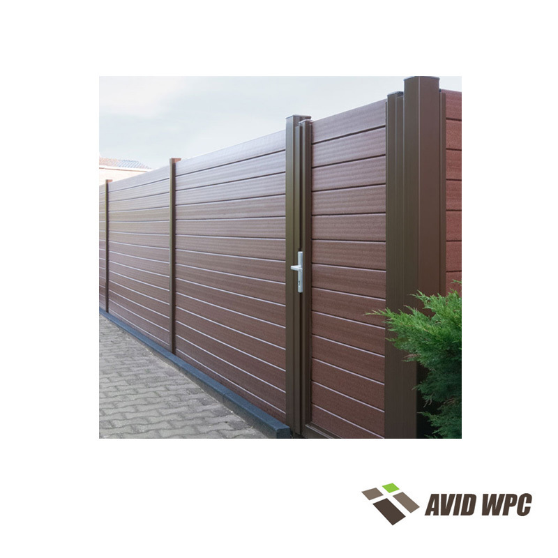 Cheap wood plastic composite fence/wpc fence panel for sale