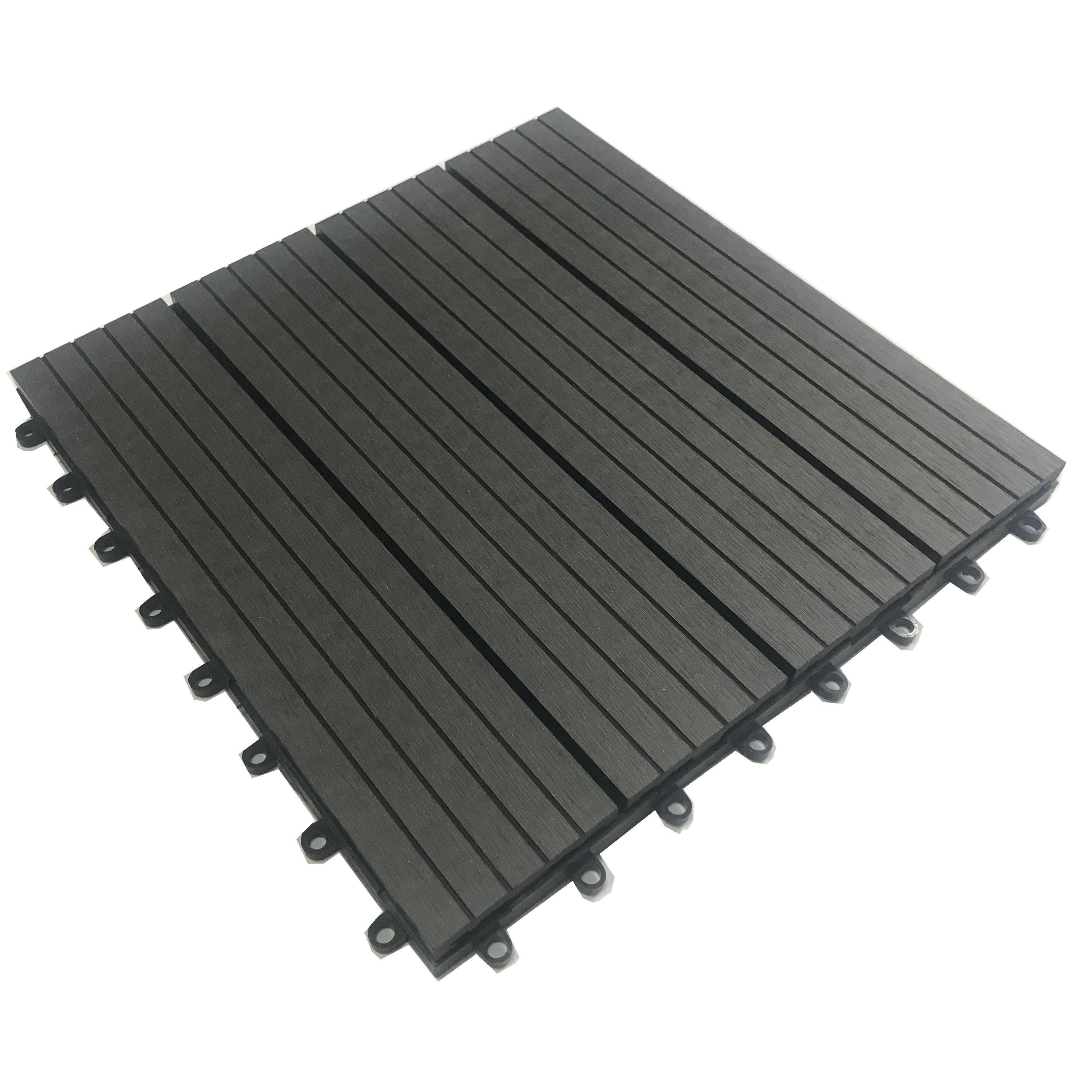 wood composite decking for outdoor use wpc tiles garden wpc DIY tiles