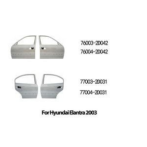 For Hyundai Elantra 2003-2021 Body Kits Engine Hood Front Door Rear Door Tail Gate Front Fender Rear Fender